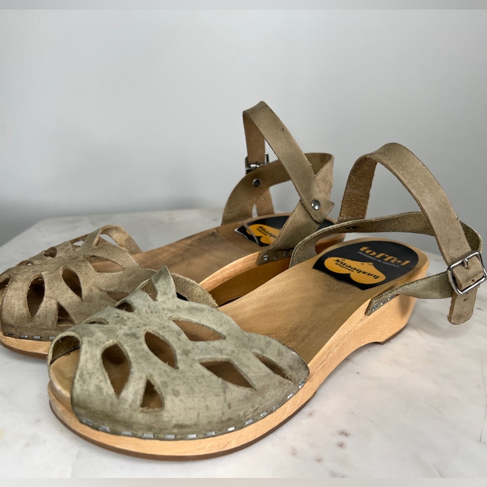 Swedish Hasbeens Toffel Sandal Clog